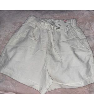 Cotton Linen Relaxed Shorts
